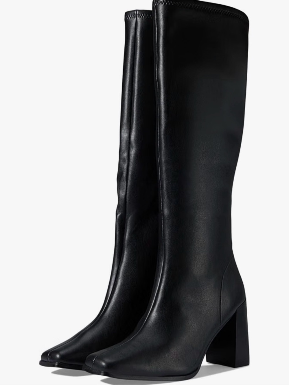 Chinese Laundry Black Knee-High Block-Heel Boots